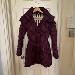 Burberry Women's Quilted Puffer Down Coat